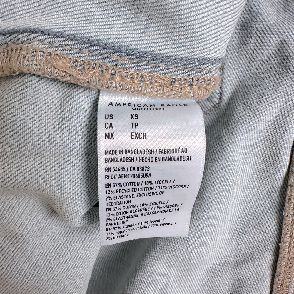 🆕 Light Wash Denim Fit & Flare Mini Dress with Adjustable Shoulder Straps - Picture 11 of 14